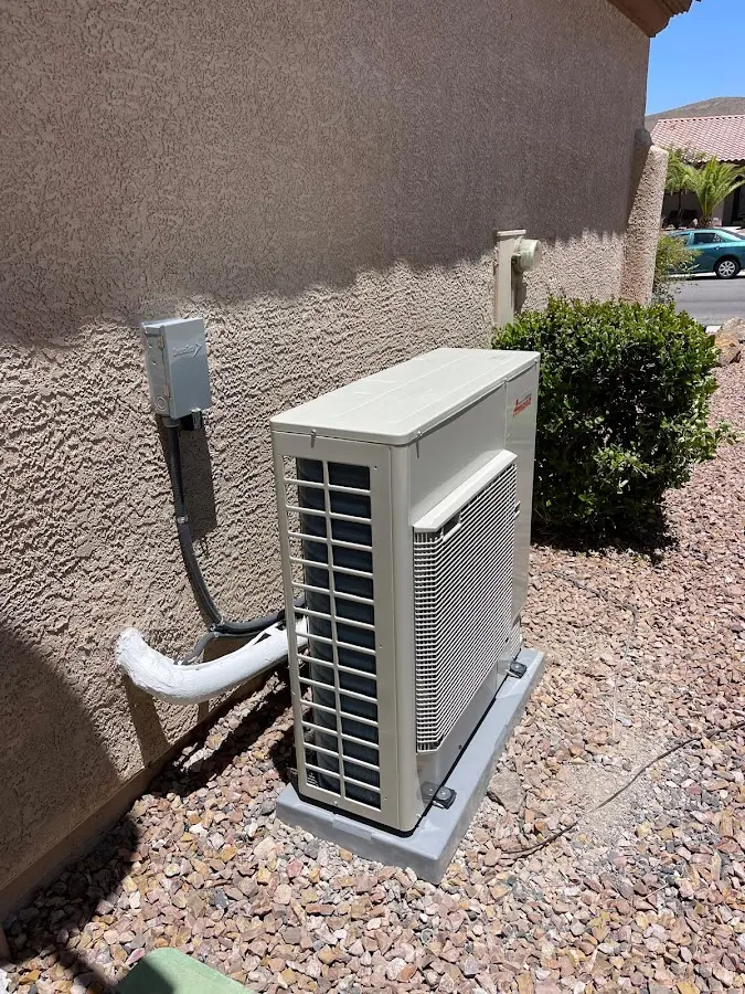 Residential air conditioning condenser unit in Queen Creek